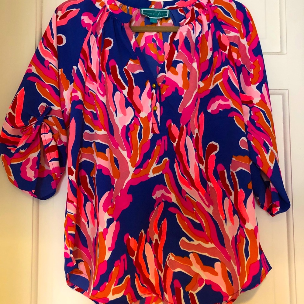 Southern Frock silk top